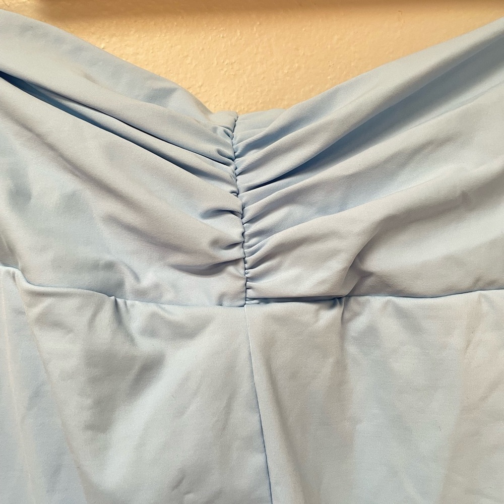 SKIMS Recycled Sarong Skirt Cover up Blue XL - Picture 7 of 9